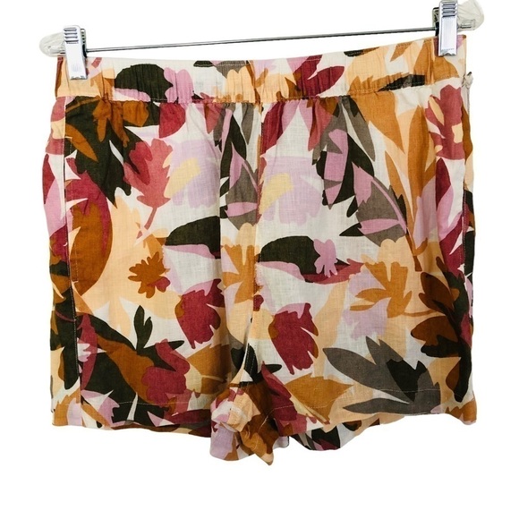 NWT Joie floral linen shorts